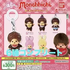 モンチッチ monchhichi めじるしアクセサリー2 コンプリート6種