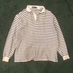 Polo by Ralph Lauren ボーダーラガーシャツ　XL