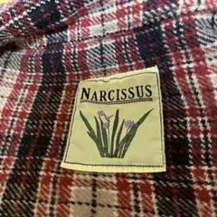 NARCISSUS チェック柄ネルシャツ 長袖メンズ