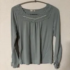 axes グリーン系 長袖トップス