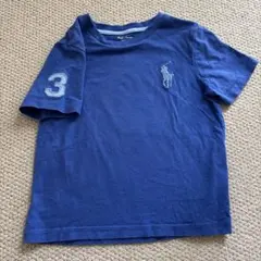 【ラルフローレン】Tシャツ　ビッグポニー　ブルー　24M 90センチ