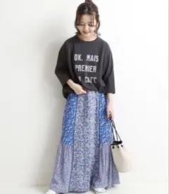 スローブイエナ✴︎SLOBE IENA OKグラフィックロゴBIGTシャツ