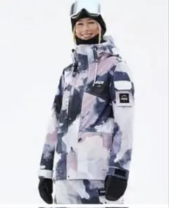 【美品】ROXY スノーボードウェア 上下セット ボタニカル柄 【サイズ：M】 美品】ROXY スノーボードウェア 上下セット ボタニカル柄 【サイズ：M