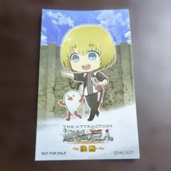進撃の巨人 THE ATTRACTION 決断 ステッカー