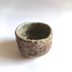 美濃焼　おちょこ　ビードロのぐい呑み　日本酒がおいしい陶器の酒器 #082