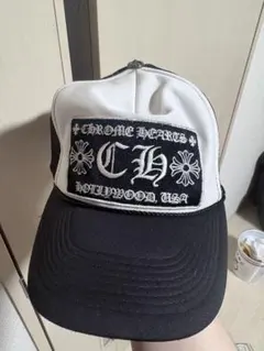 CHROME HEARTS トラッカーハット ホワイト/ブラック - メルカリ