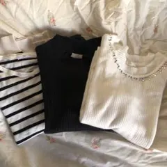 長袖ニット 3点セット  総額5000円分  【1月末まで】