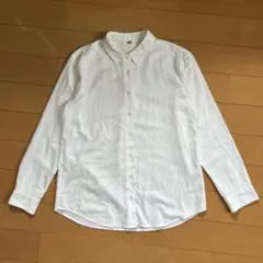 【激安】 UNIQLO 長袖シャツ ワイシャツ 白 ホワイト ワイシャツ