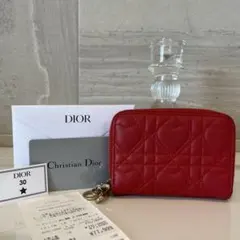 LADY DIOR スモール ジップコインケース ハート
