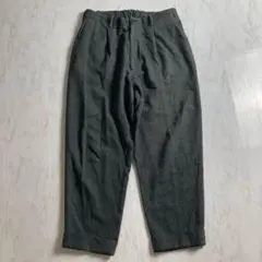 アンルート　訳あり　テーパード　イージータックスラックス　ダークグレー