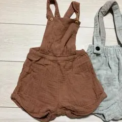 ベビー 春　オーバーオール　カボチャパンツ　サロペット　H&M 80 セット