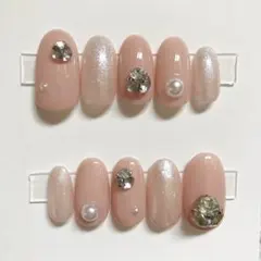 現品商品 ネイルチップ シンプル お呼ばれ オフィス 入学式 卒業式