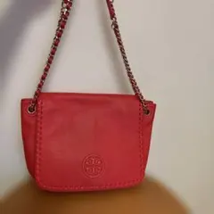 ☆再値下げ！！トリーバーチ　チェーン☆ 赤 ショルダーバッグ