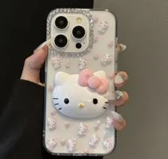 iPhone15ケース　スマホケース　ハローキティ　アイホンカバー　立体