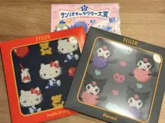【新品】 FEILER サンリオ コラボ ハンカチ キティ クロミ 2枚セット