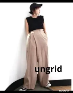 ungrid リネン混ベルトデザインパンツ【美品✨️】相談大歓迎のサムネイル