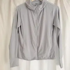 エアリズムUVカットメッシュパーカ（レギュラー・長袖）グレーＭサイズ