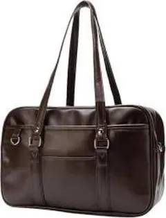 スクールバッグ スクバ 合皮 大容量 JK 高校生 通学 カバン A4対応