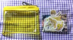 アイドリッシュセブン　クリアポーチ付ステッカーセット　ナギ（ステッカー1枚なし）