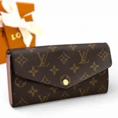 【最高級美品】 ルイヴィトン モノグラム ポルトフォイユサラ ローズバレリーヌ