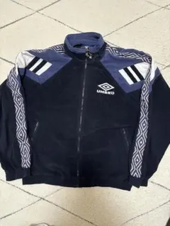 UMBRO トラックジャケット　ネイビー ナイロンジャケット M