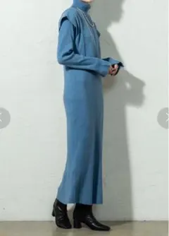 mysticタートルベストワンピースsetブルー