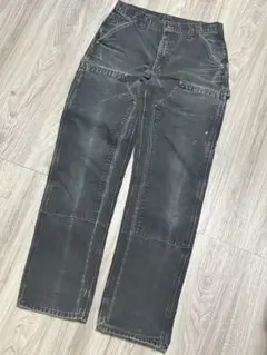 鬼フェード carhartt ダブルニーペインターパンツ BLK ブラック　33