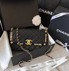 CHANEL キルティングショルダーバッグ 黒
