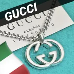 美品　GUCCI インターロッキングペンダントLのサムネイル