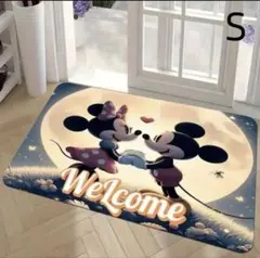 ディズニー・ミッキー&ミニー・インテリアマット・ふんわり・滑り止め加工あり！のサムネイル