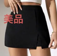 【即発送】SHEIN ミニスカート タイトスカート 韓国　スリット　y2k
