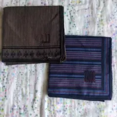 dunhill／ダンヒル ストライプ柄ハンカチ2枚セットのサムネイル