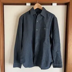 SHIPS 長袖シャツ M ダークグレー