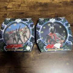 仮面ライダー　変身アクションクロック【非売品】　2個セット 仮面ライダー 変身アクションクロック 全3種 コンプリート - メルカリ
