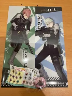 怪獣8号　くら寿司　クリアファイル　市川レノ & 古橋伊春