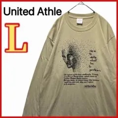 【United Athle】 長袖 Tシャツ プリント 6.2oz カジュアル