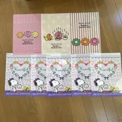 まとめ売り　クリアファイルA4 スヌーピー5 kanaheis3 未使用
