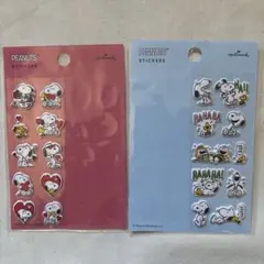 スヌーピー ステッカー 2種類　おすそ分け