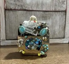 ハンドメイド　(海、山)デコ瓶