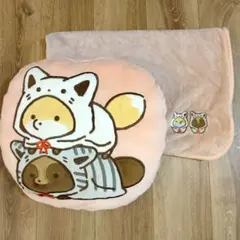 ［即購入可］ヨッシースタンプ　クッションブランケット　うさぎ 即購入可］ヨッシースタンプ クッションブランケット うさぎ - メルカリ