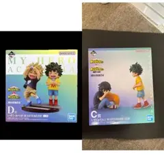 一番くじ ヒロアカ D賞 いずく・かつき C賞 いずく＆てんこ フィギュア