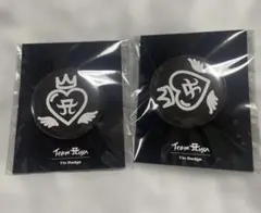 浜崎あゆみ　team ayu オリジナル缶バッジ　Black c2個セット