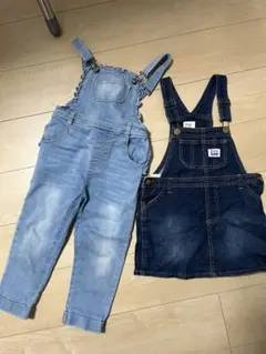Lee サロペット　110 キッズ　女の子　ガール　サロペットパンツ　ジャンスカ