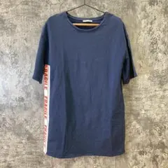 ✨ザラトラファルック✨クルーネックTシャツ♡ネイビー♡着回し抜群(USA M)