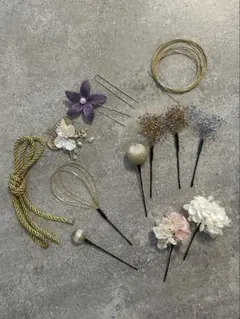 和装髪飾り 13点セット