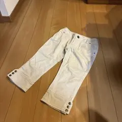 any SISホワイト クロップドパンツ 刺繍入りのサムネイル