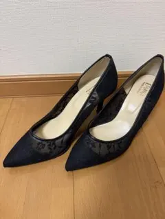 ESPERANZA レースパンプス ブラック 25.0cmのサムネイル