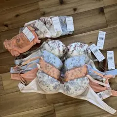 【バラ売り相談可能】AMPHI＊ブラ・ショーツセット 4組（E70）