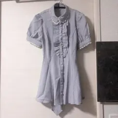 Secrethoney ダブルフリルセットアップ 水色