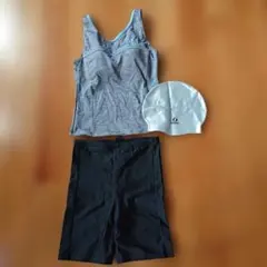 スポーツ用水着 タンクトップとショートパンツセット